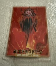 2024 Marvel Masterpieces ‘92 Platinum Mephisto Clear Cut #54