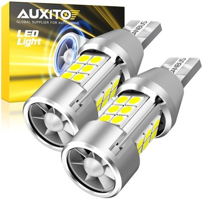 AUXITO CANBUS 912 T15 LED 921 Backup Light Bulbs Reverse Light White Lamps 2PCS