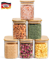 VorratsgläSer Set Mit Deckel 2,1L Luftdicht, GlasbehäLter FüR KüChe & Stauraum