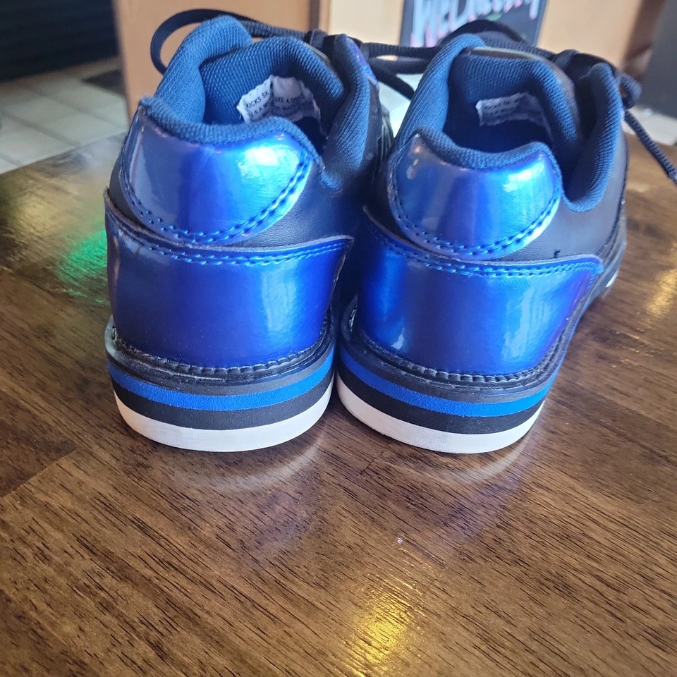 Bonitos zapatos de boliche profesionales 3G Kicks SK900 para hombre 4,5 para mujer 6,5 negro azul Foto 4 de 4