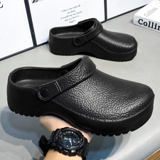 Men Oil Resistant Work Shoes Cushion Chef Shoes Safety Kitchen Non Slip Shoes UK