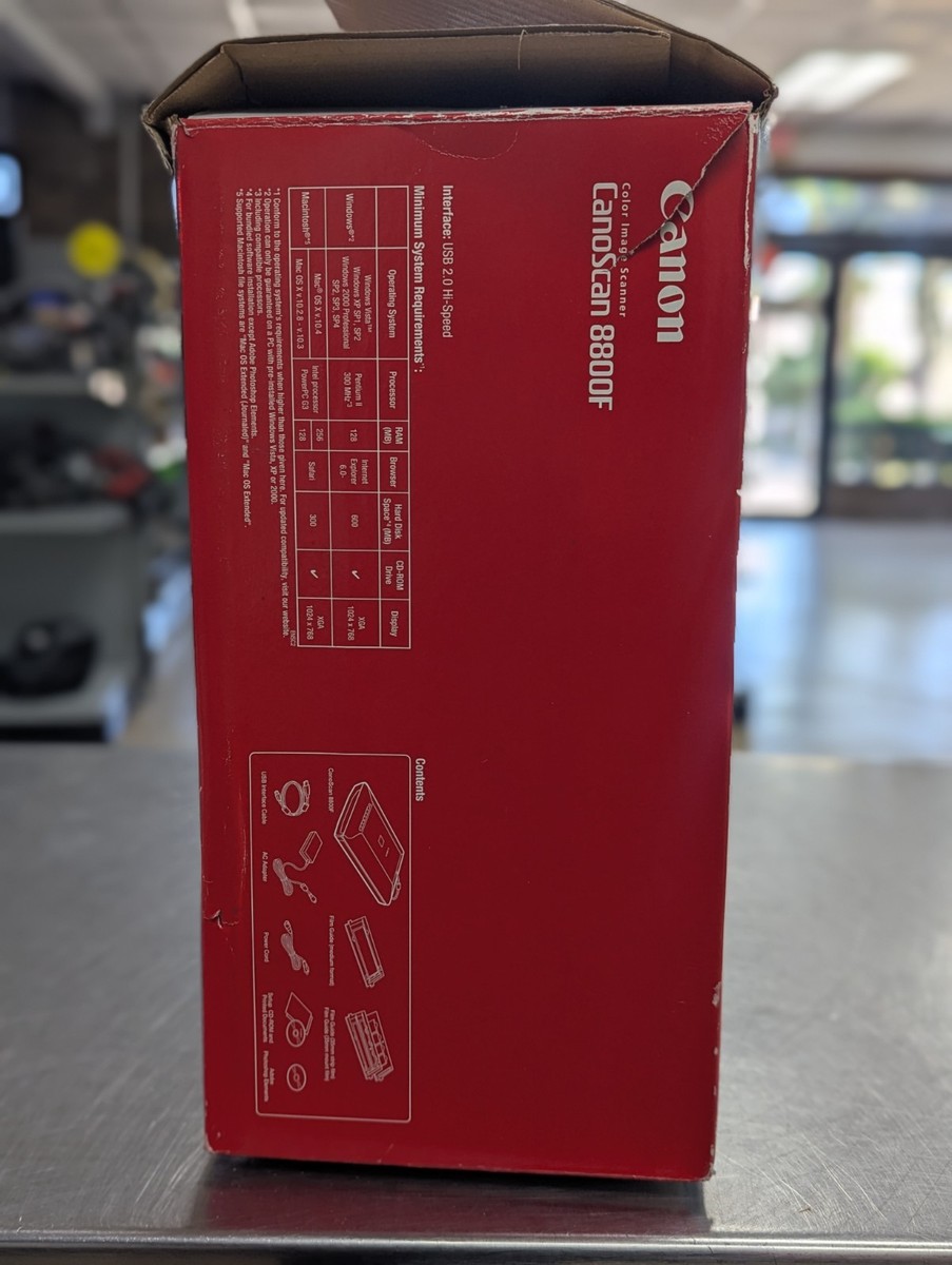 Canon CanoScan 8800F Flatbed Scanner for sale online | eBay