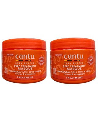 Cantu Sheabutter Tiefenbehandlung Maske für Locken, Spulen & Wellen 340g 2er Pack