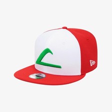 NEW ERA Kids x Pok mon Ash Ketchum Snapback Cap / Red / 100 Authentic