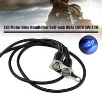 Eurowagens Hot Lenkerhalterung Drucktaster 12V LED Motorrad Schalter Ein/Aus