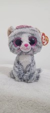 TY Beanie Boos KIKI the Cat W/Glitter Eyes (Size 6 inch (15 CM) ) with Tag