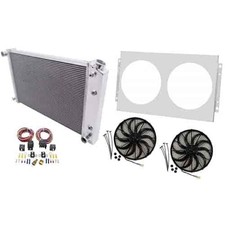 Champion Cooling Systems CC162K Aluminum Radiator System 1970-1985 GM (26 Core)
