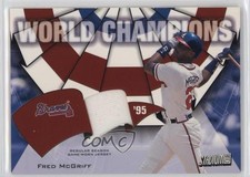 2002 Topps Stadium Club World Champions Relics Fred McGriff #WC-FM HOF 4l3