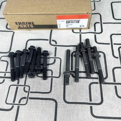 12PCS Exhaust Manifold Bolts Studs For Dodge Ram 5.9 6.7 Cummins 03-19 3944655
