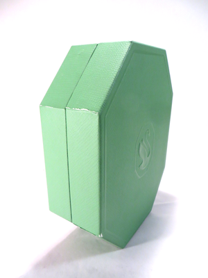 Swarovski Empty Jewelry Gift Box Lidded Green Eight Sided | eBay display picture 2