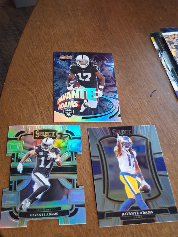 Davante Adams LOT of 3