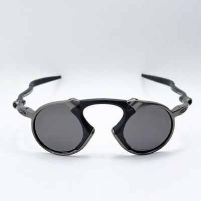 Oakley Madman OO6019 X-Metal Pewter Black Iridium Polarized New | eBay