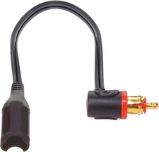 OptiMATE CABLE O-19, Adapter, SAE to BIKE 90° plug - Black