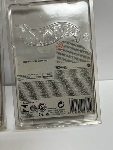 2 x Hot Wheels 2009 Treasure Hunt Short Cards 2/12 & 10/12 Chevy & Plymouth - Picture 4 of 4
