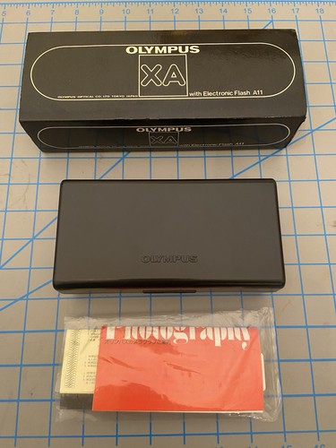 Olympus XA 35mm Rangefinder Film Camera W/Box + A11 Flash From Japan: Untested - Picture 14 of 14