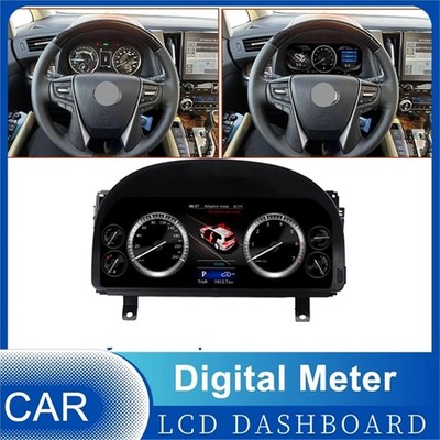 Upgrade Digital LCD Cluster Speedometer Dashboard For Toyota Alphard 2015-18