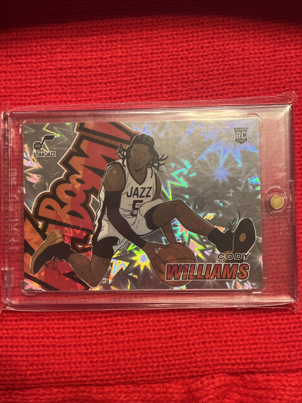 2024-25 Panini Revolution KABOOM! #24 Cody Williams RC Rookie SSP CASE HIT