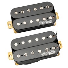 Wilkinson Classic Tone Black Ceramic Overwound Open Humbucker Guitar Pickups Set