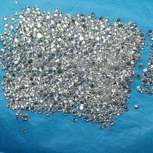 Certified 1 mm Round Cut CVD Diamond J Color VVS1 Clarity 7 Pcs Diamond Lot - Picture 2 of 8