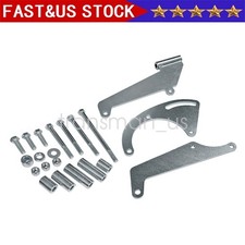Fit Small Block Chevy Sbc Air Conditioning Driver Compressor Bracket Set Long Wp