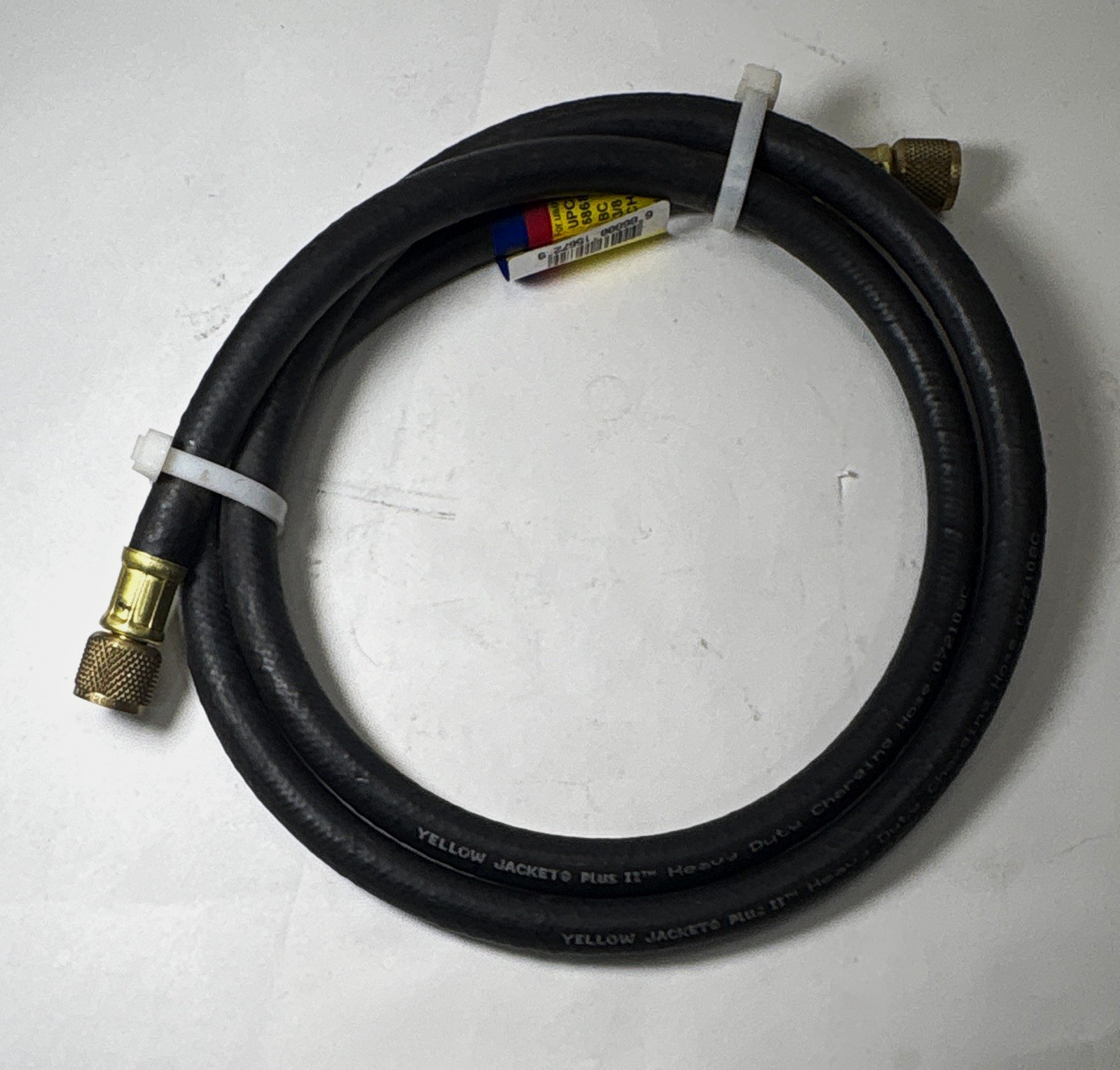 Yellow Jacket 15672 Plus II 3/8" Charging Vacuum Hose Black 72" BC-72 NOB