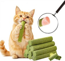 100g/3.5oz Cat Grass Teething Stick Cats Toy Chew for Removal Hairball