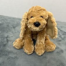 GUND Puddles Mini Puppy Dog Plush Labrador Retriever Floppy Lovey Toy Red Collar