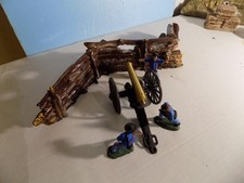 1 Metal Cannon & 3 man painted crew  (Feb. Listing)