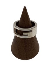 GUCCI Ring Size 10 Silver Men s