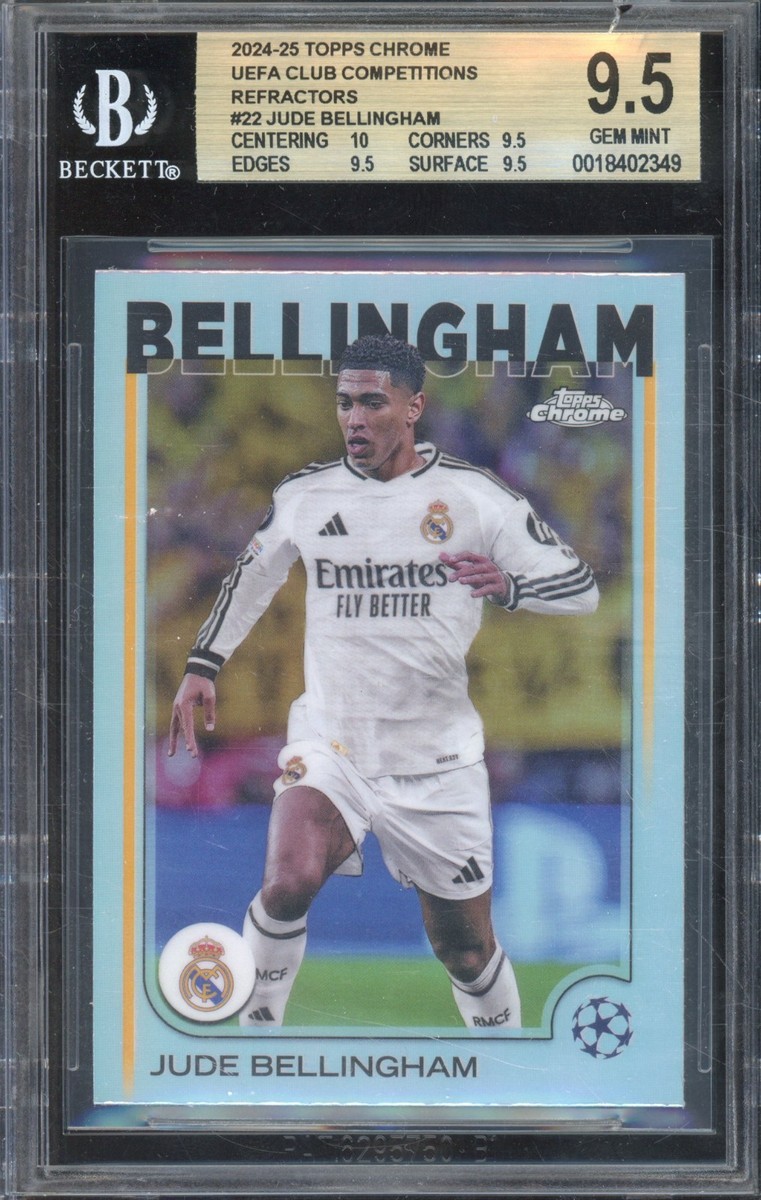 2024-25 Topps Chrome Uefa Club Competitions - Jude Bellingham #22