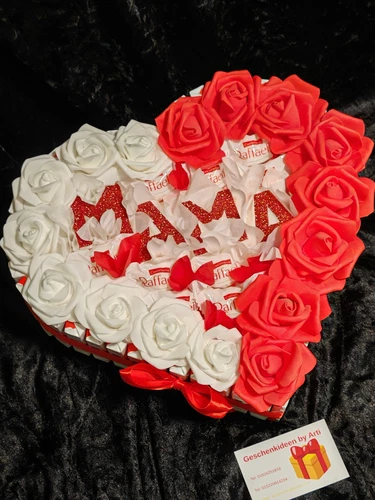 Geschenk Geburtstag Valentinstag Muttertag Hochzeit Love 8 März Herz Styropor ❤️