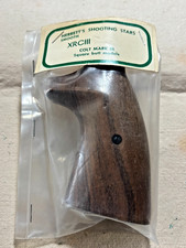 Vintage Herretts Smooth Walnut Wood Grips - Colt Mk Iii Model Xrc-iii.new