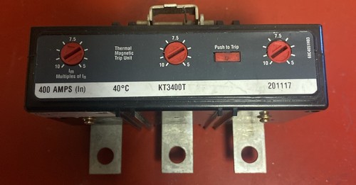Eaton KT3400T Trip Unit 400 Amp - 3 Pole - 2 Volt