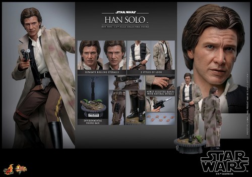 Hot Toys Star Wars Return of the Jedi MMS740 Han Solo 1/6 Scale Figure IN STOCK!