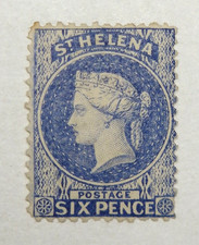 ST HELENA QV CLASSIC 1864 6d Ultramarine (SG16a) - Fine Mounted Mint - £550 