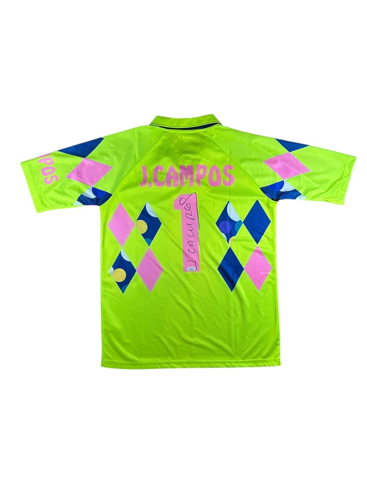 Jorge Campos Signed Yellow Jersey JSA COA Size Large G1N