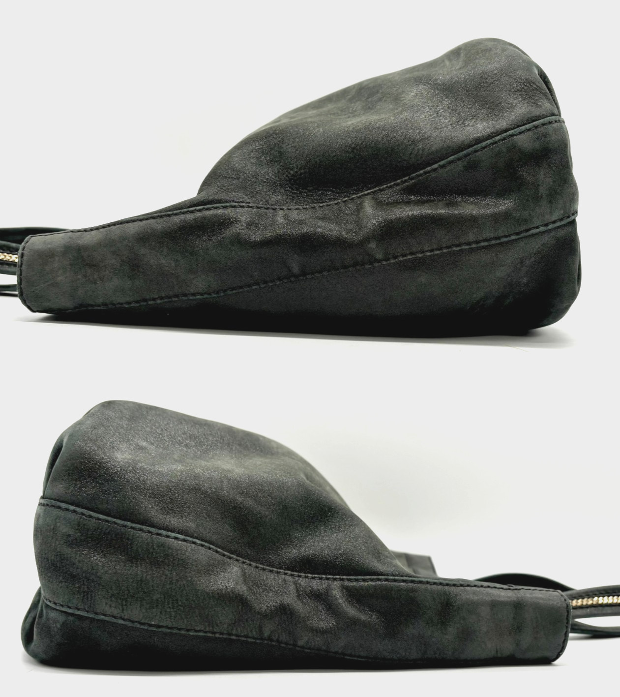 FENDI Shoulder Bag Hand Bag Selleria Leather FF Authentic thumbnail 7