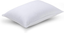 2-In-1 Memory Foam Pillow and Alternative down Fiber Fill, Standard Size, Side,