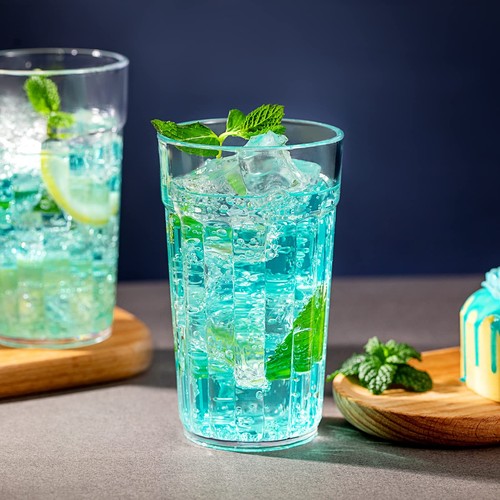10 oz Small Drinking GlassesBPA Free CupsUnbreakable Plastic TumblersSet o - Picture 3 of 6