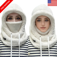 Winter Warm Balaclava Thermal Windproof Ski Hood Fleece Adjustable Face Cover