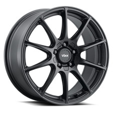 17x7.5 Voxx Cotto Matte Black Wheels 5x1005x4.5 40mm Set Of 4