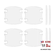 8PCS Car Door Handle Protector, Transparent Bumper Trim Guard Sticker,