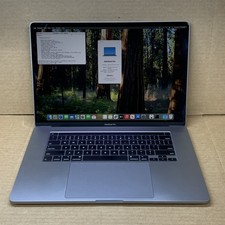 MacBook Pro A2141 2019 16" Intel i7 9750H 2.6GHZ 16GB Ram 512GB SSD Sequoia