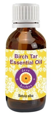 Deve Herbes Pure Birch Teer Essential Oil (Betula alba)