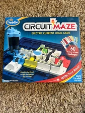 2015 Thinkfun CIRCUIT MAZE Electric Current Logic BOARD GAME