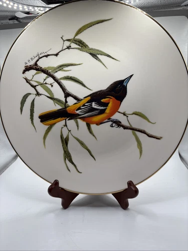 Vintage 70's Avon North American Songbird Plate Set Of 4 By Don Eckelberry