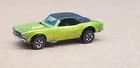 1967 Hot Wheels Redline Custom Camaro Antifreeze Hong Kong Black Rear Panel