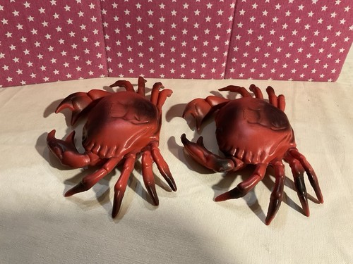LOBSTER AND CRAB FIGURES FOR SEA THEMED BEACH PARTY, RESTAURANT DECOR OR PLAY - Picture 12 of 12