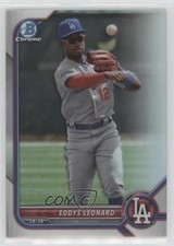 2022 Bowman Chrome Prospects Refractor 86/499 Eddys Leonard #BCP-229 1u6