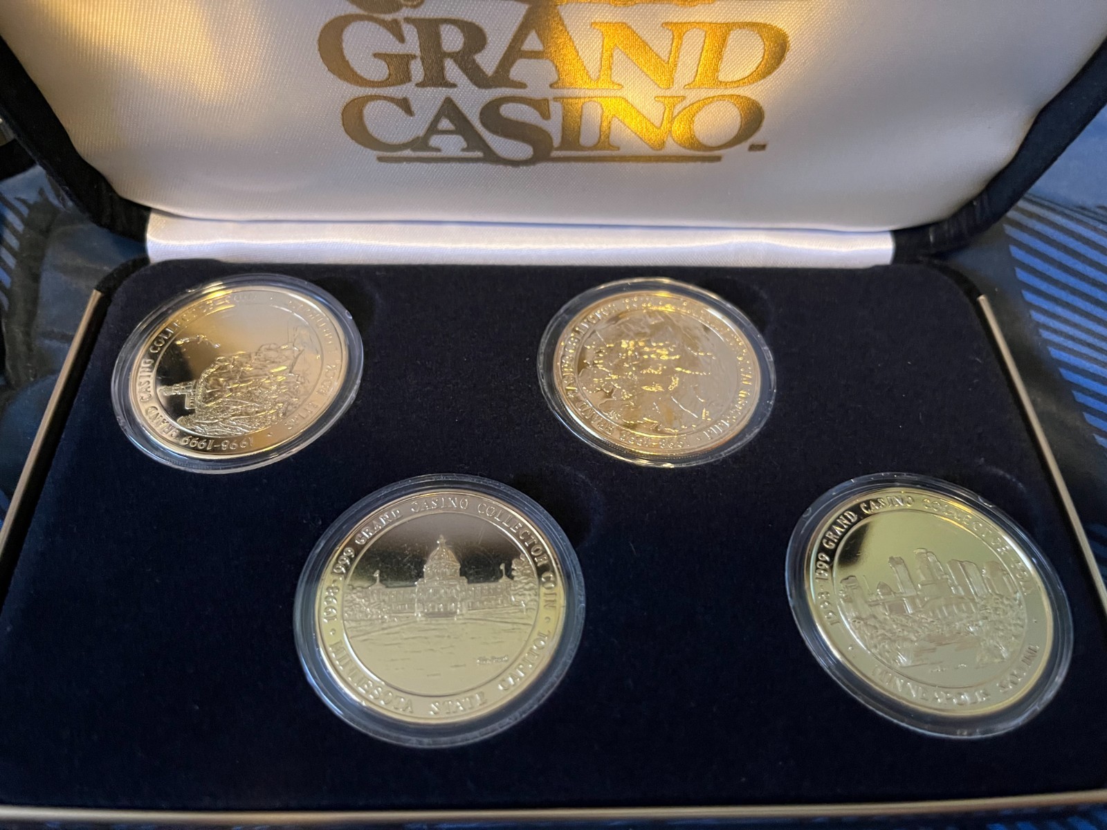 Grand Casino Collector Coins - Lot Of 5 Sets (Wildlife sets 1-4 and MN Landmark)